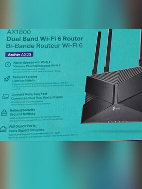 TP-Link Archer AX23 AX1800 Dual Band Wi-Fi 6 Router